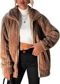 Women's Fleece Jacket Full Zip Sherpa Coat (S-5XL) - Soft, Warm Layer