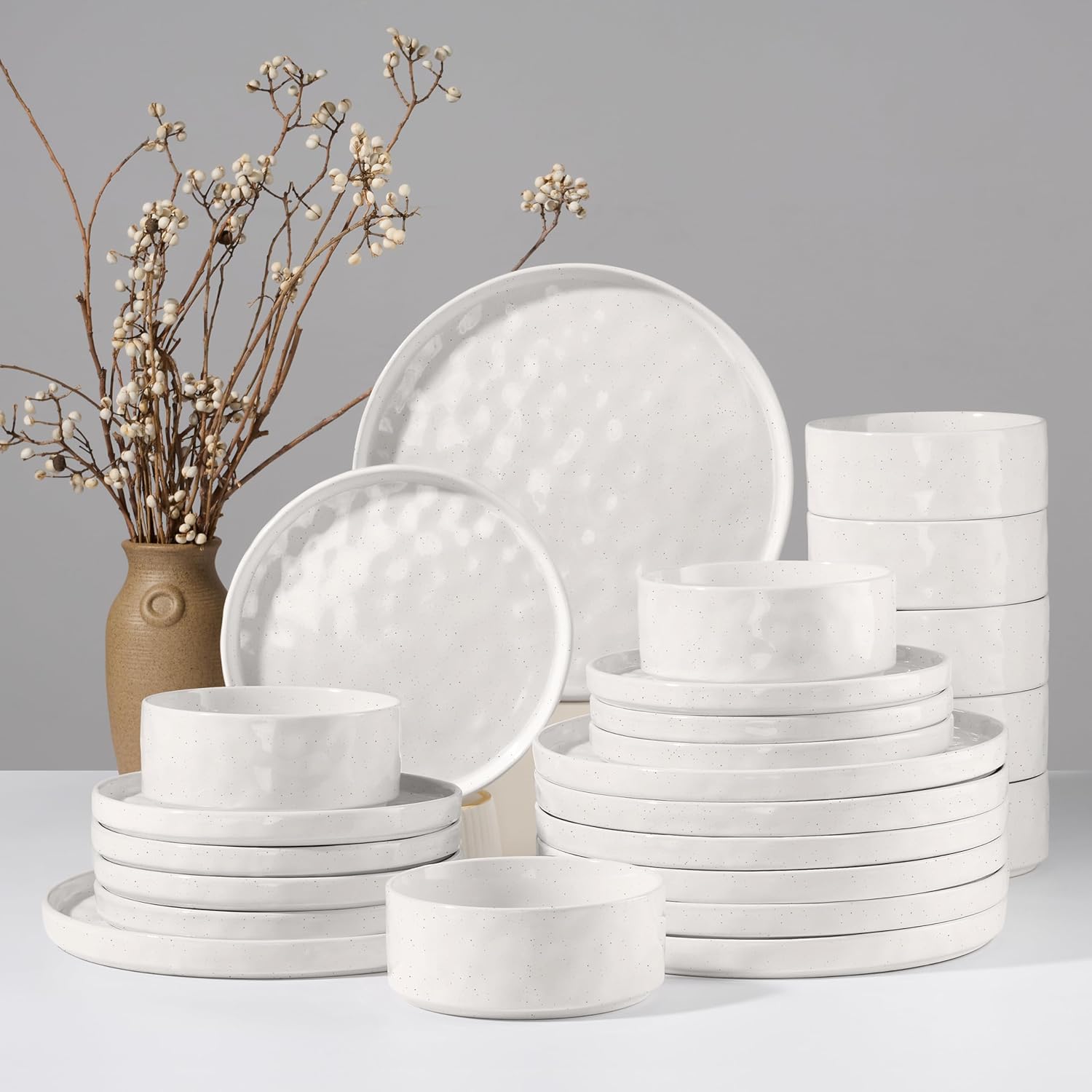 HaWare 24-Piece Dinnerware Set for Stylish Dining Experience