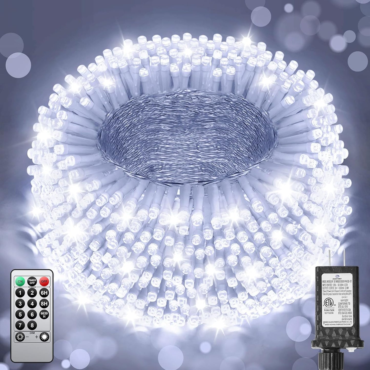 355FT 900 LED Christmas Lights for Outdoor Holiday Decor