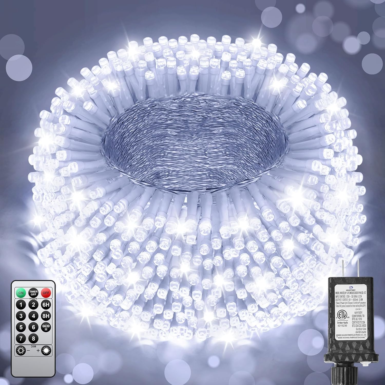 355FT 900 LED Christmas Lights for Outdoor Holiday Decor