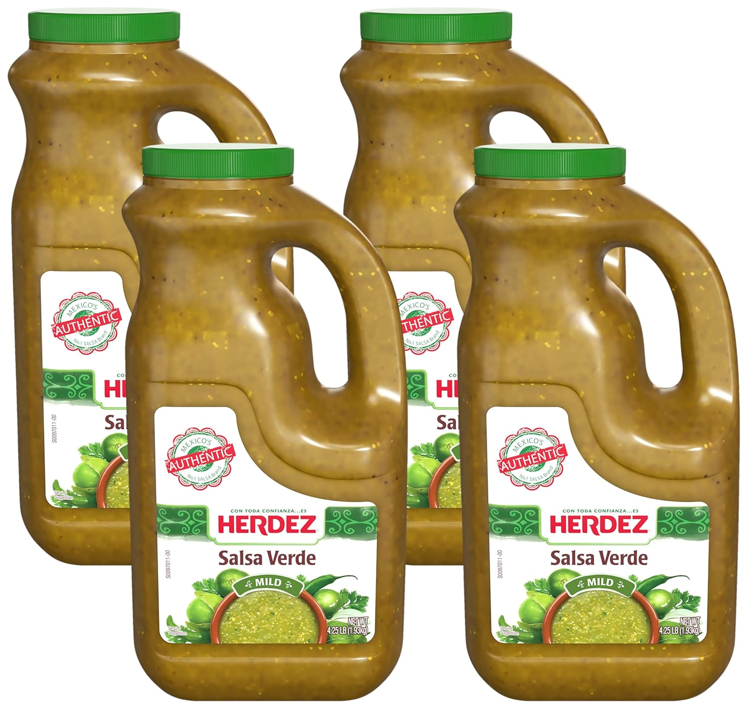 HERDEZ Salsa Verde Mild - Flavorful Tomatillo Salsa in Jugs