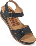 Sandals for Women Orthopedic Wedge Sandal - Comfortable Support Slides