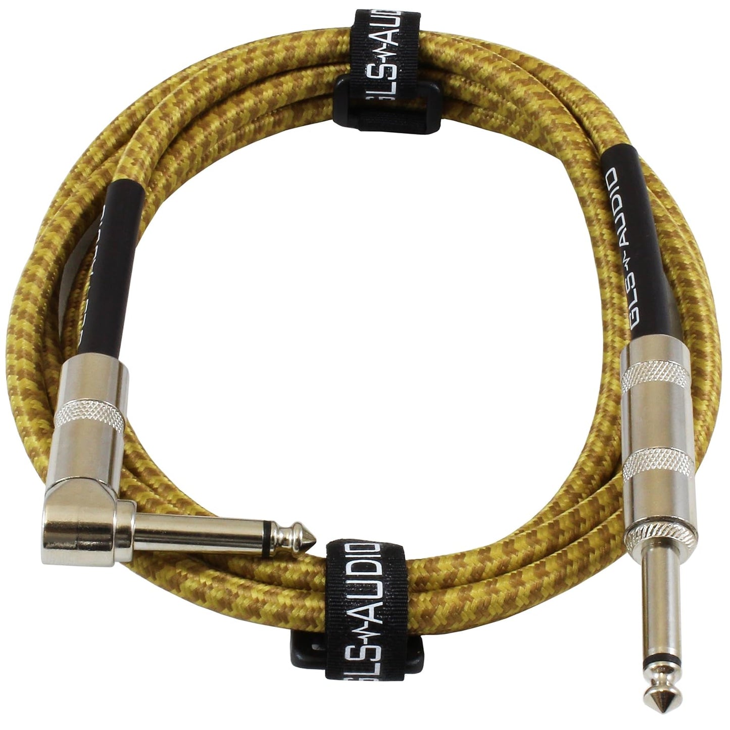 GLS Audio 6ft Braided Tweed Guitar Cable