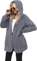 Womens Oversized Sherpa Jacket Long Cardigan Fleece - Cozy Fit