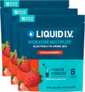 Liquid I.V. Hydration Multiplier - Strawberry 3 Pack (48 Servings)
