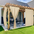 Waterproof Patio Curtains by NICETOWN for Outdoor Spaces
