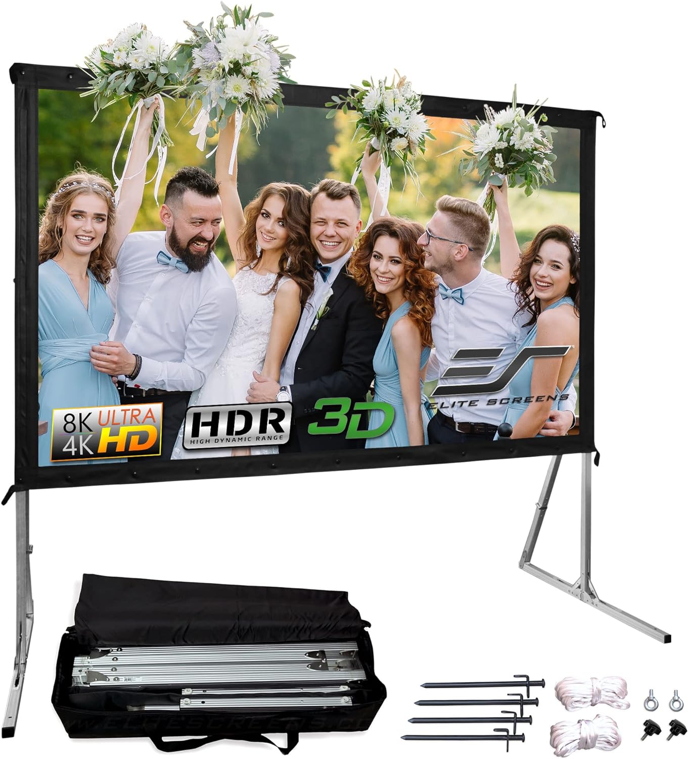 Elite Screens Yard Master 2 90-inch Portable Projector Screen