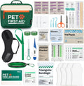 RHINO RESCUE Pet First Aid Kit for Dogs & Cats - Compact Emergency