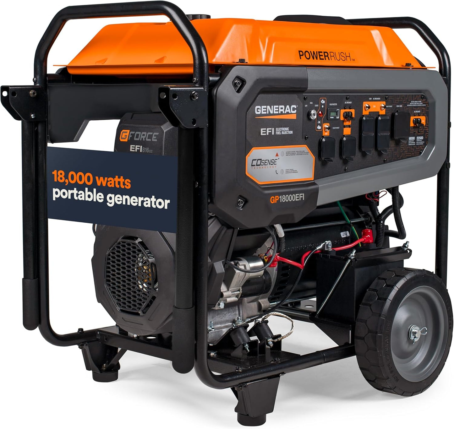 Generac 22,500-Watt Portable Gas Generator for Home Backup