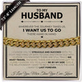 Classic Steel Bracelet for Men - 8mm Cuban Link Gift Set
