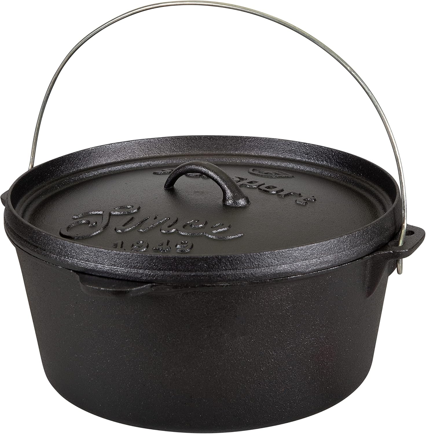 Stansport Pre-Seasoned Cast Iron Dutch Oven for Versatile Cooking