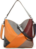 YALUXE Genuine Leather Shoulder Bags Stylish Hobo Handbags