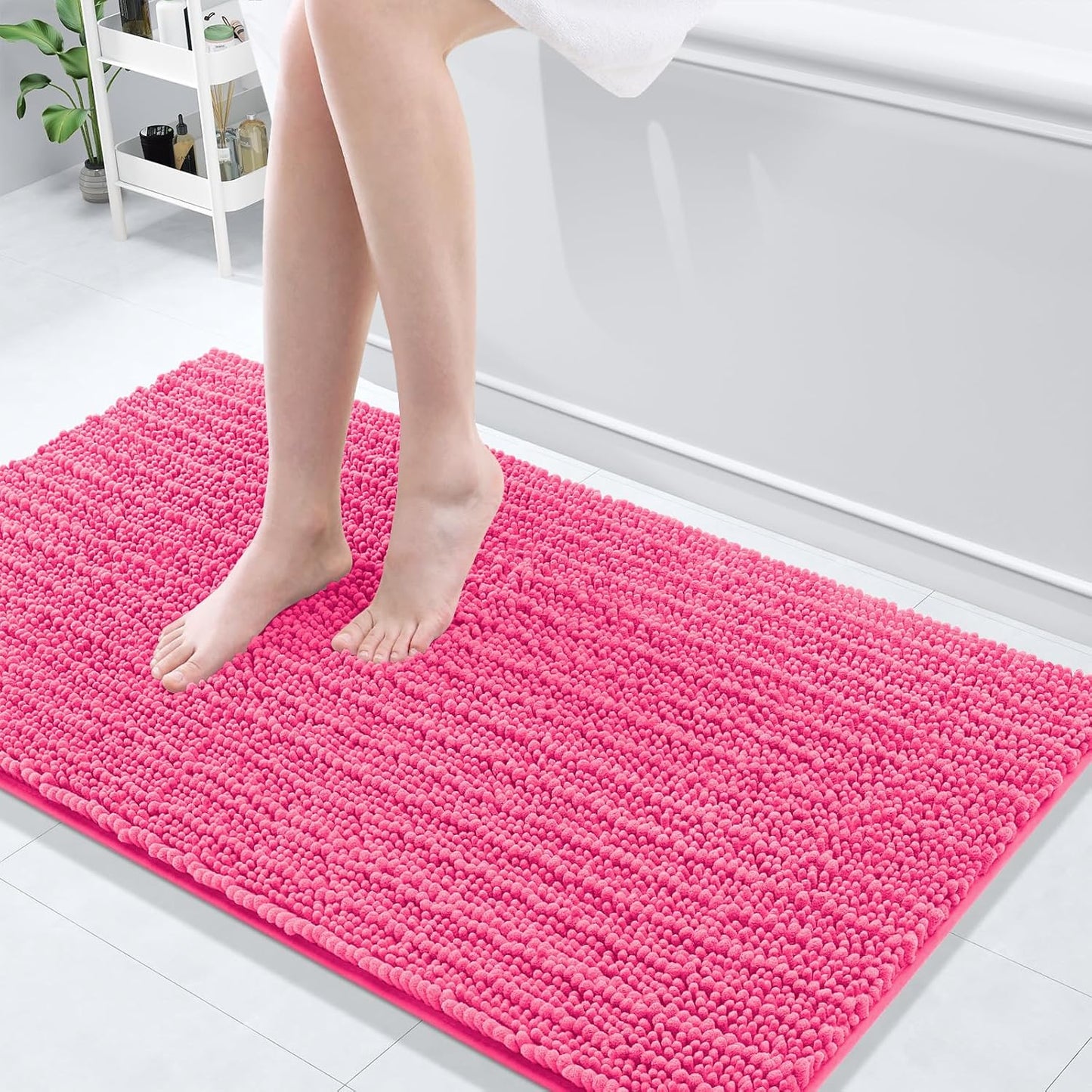 Arotive Luxury Chenille Bathroom Rug Mat for Comfort and Style