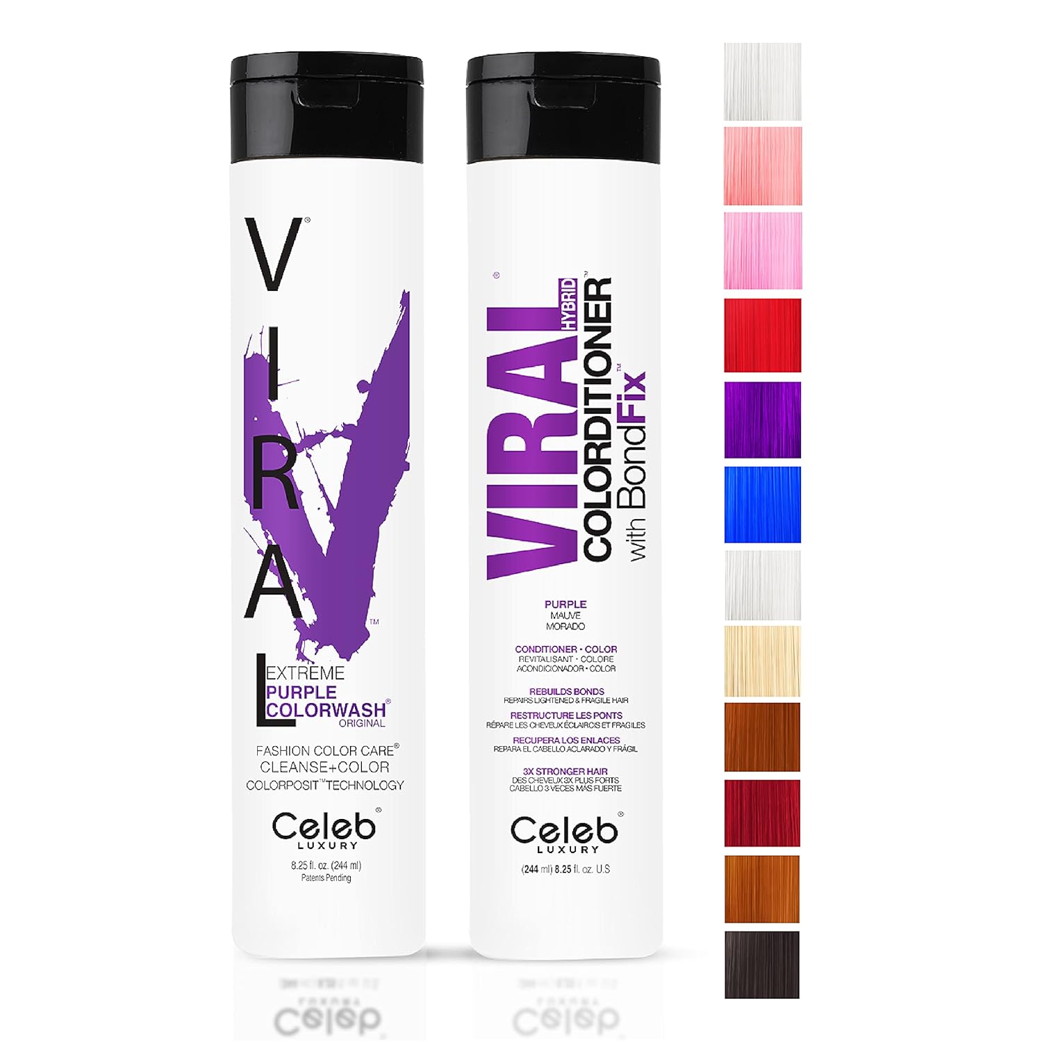 Celeb Luxury Intense Color Depositing Shampoo for Vibrant Hair