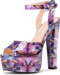 Women's High Heel Platform Sandals by NobleOnly for Formal Events