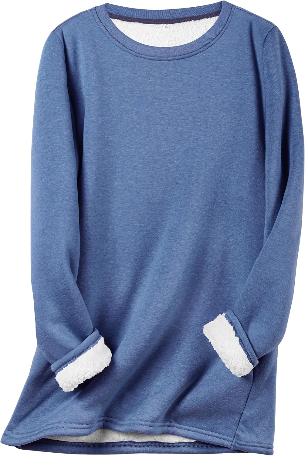 Flygo Women's Winter Warm Sherpa Lined Fleece Sweatshirt