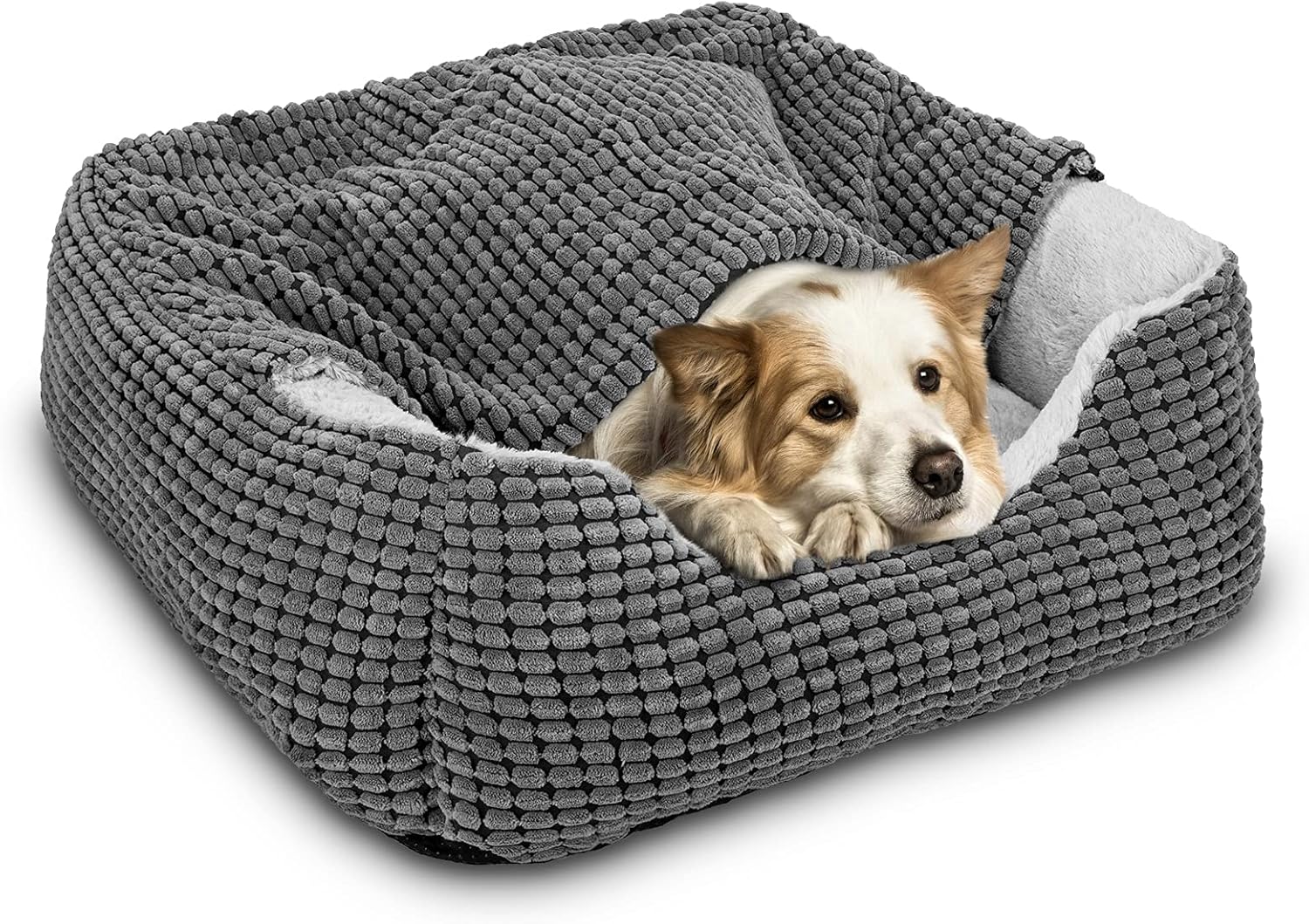 GASUR Dog Beds for Large Medium Small Dogs - Cozy Cave Bed