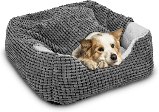 GASUR Dog Beds for Large Medium Small Dogs - Cozy Cave Bed