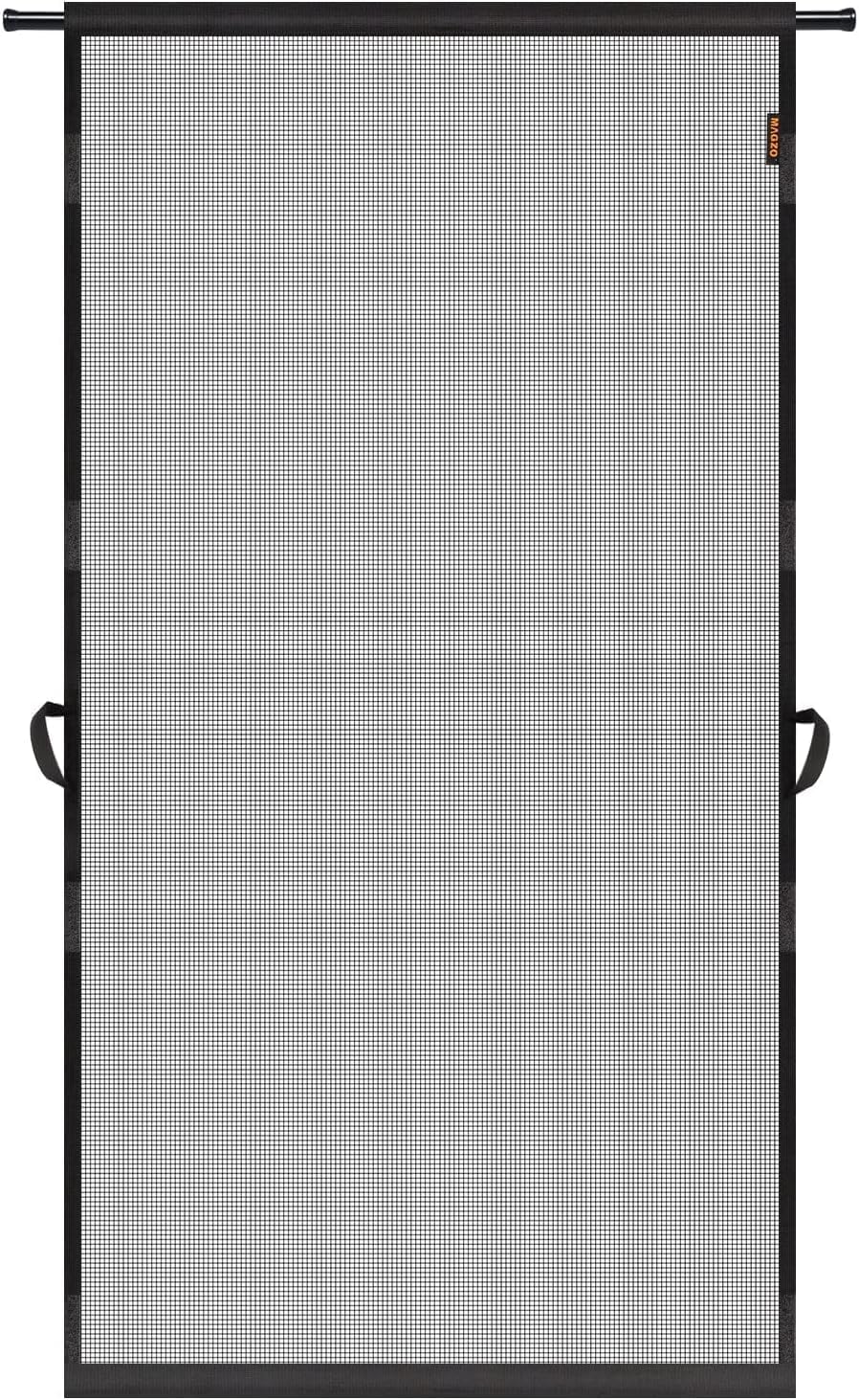 MAGZO Hanging Screen Door with Adjustable Tension Rod for 36in Door