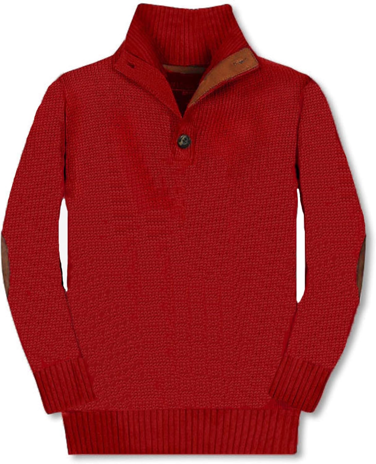 Gioberti Kids Cotton Button Down Collar Knitted Pullover Sweater