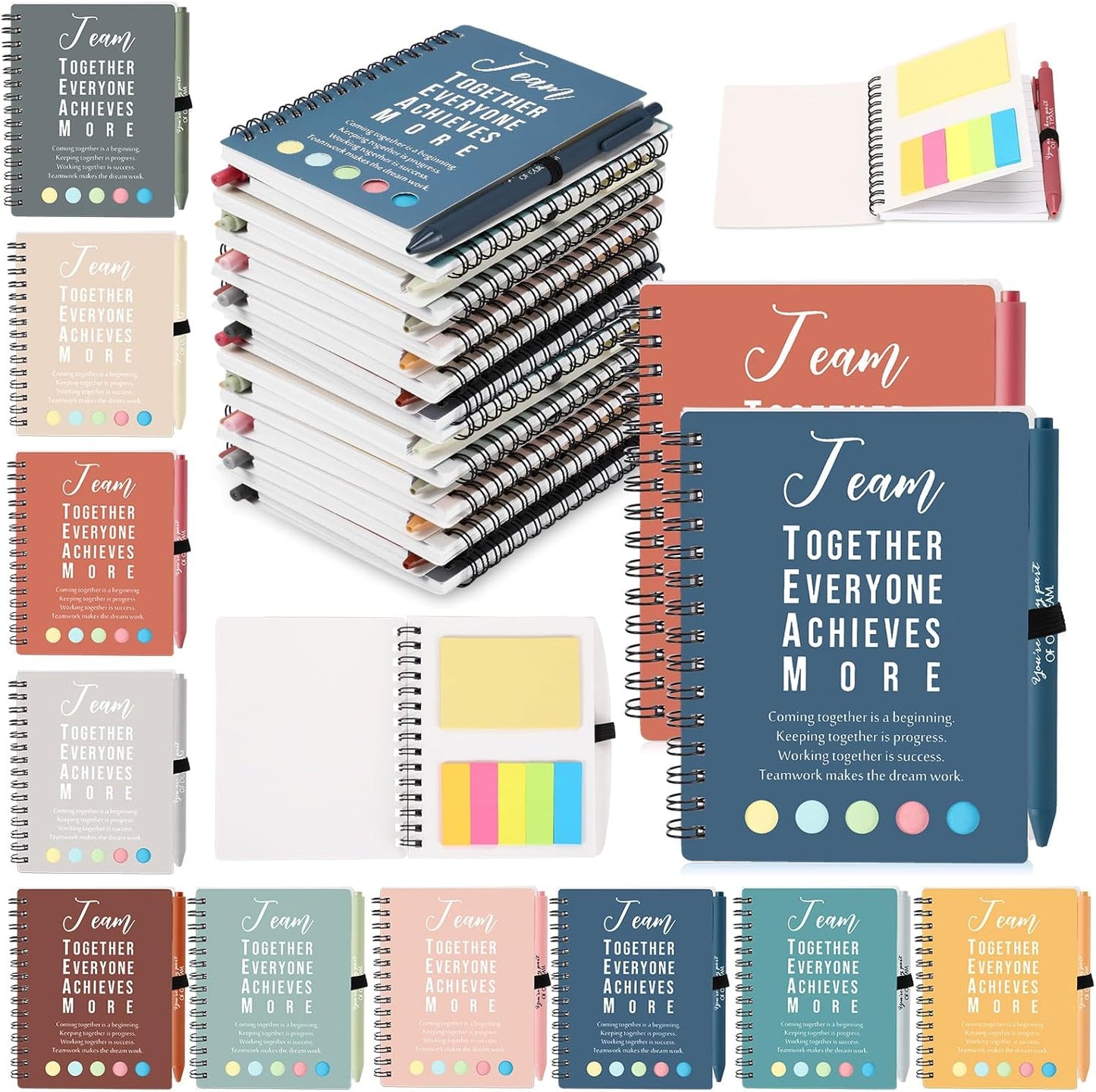 Employee Team Appreciation Gifts with Notebooks and Pens