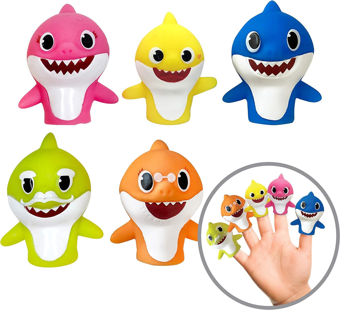 Nickelodeon Baby Shark Finger Puppet Set - Educational Fun!