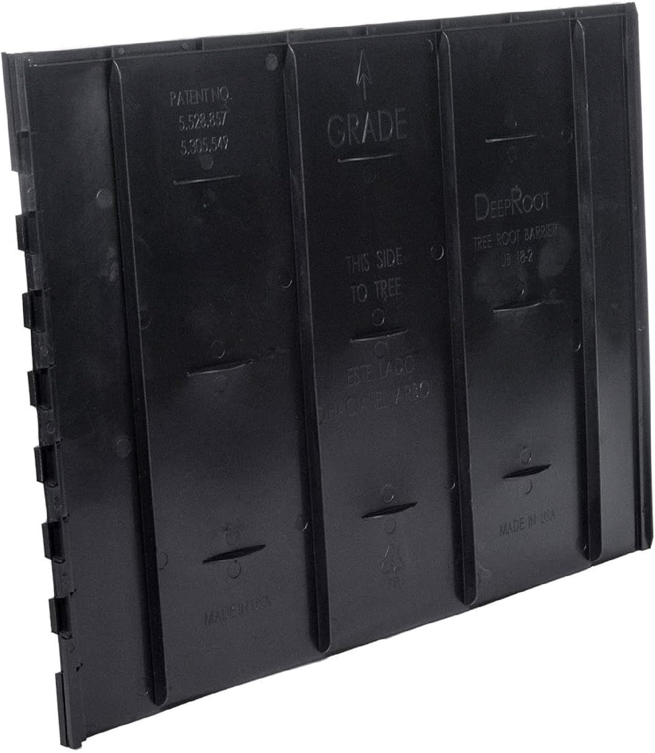 DeepRoot Tree Root Barrier for Sidewalks and Patios, 52ft Total