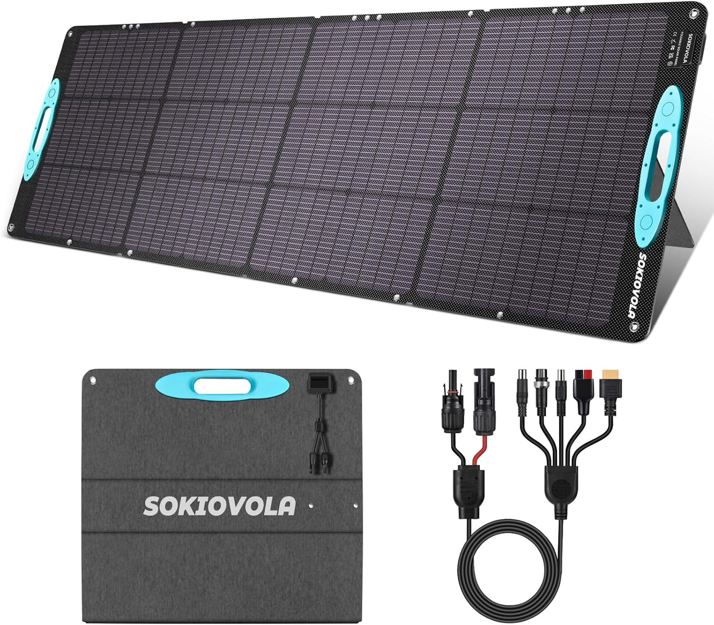 200W Portable Solar Panels: 25% High Efficiency for Outdoor Power