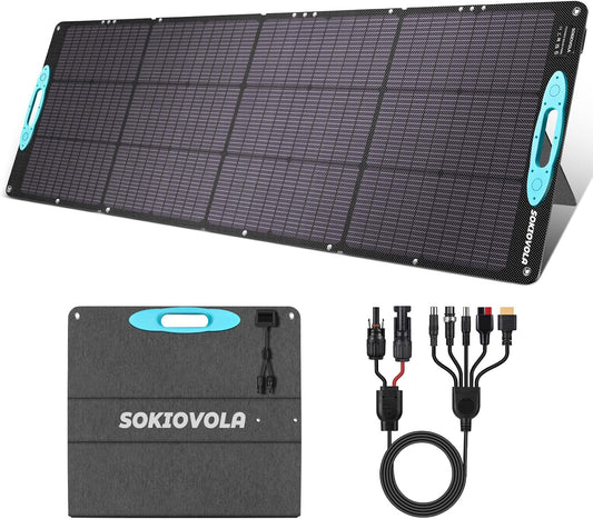 200W Portable Solar Panels: 25% High Efficiency for Outdoor Power