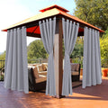 Outdoor Curtains for Patio Waterproof Blackout - Privacy & Weather