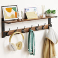 Wall Hooks with Shelf 28.7 in Coat Rack Wall Mount - Entryway