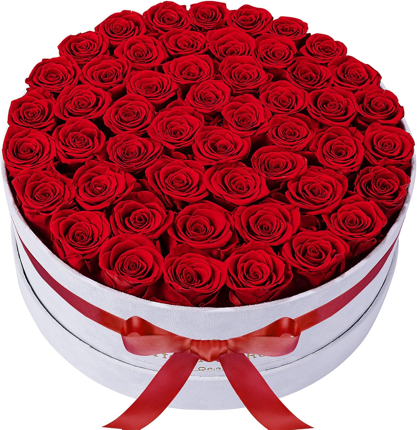 50 Piece Roses in a Velvet Box for Lasting Beauty and Gifts