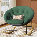 Rocking Chair Nursery Saucer Glider - Cozy Big Round Reading Chair