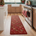 Christmas Kitchen Mat Runner 23.6x71 - Cushioned Anti Fatigue Runner