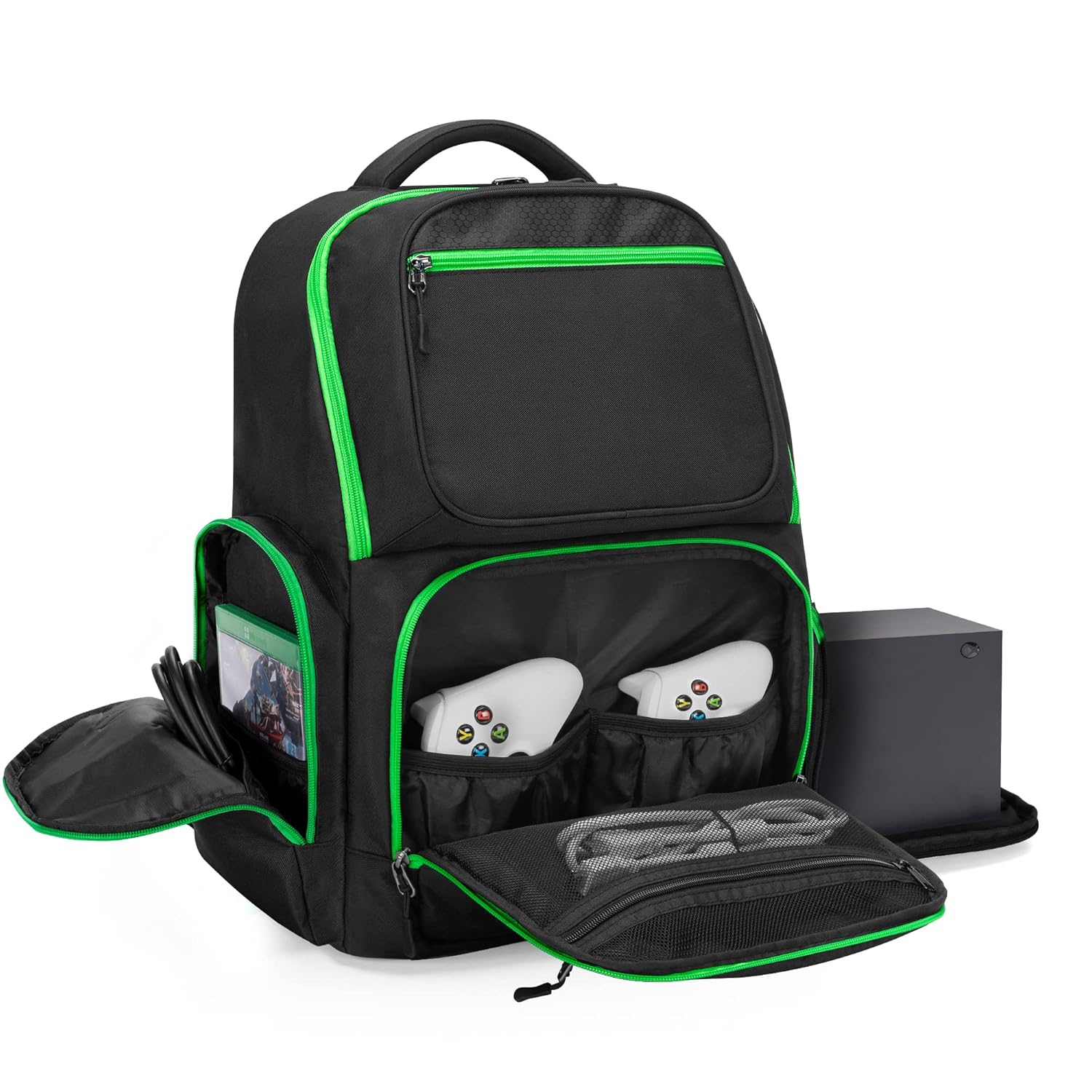 Trunab Travel Backpack for Xbox Series X with Game Storage