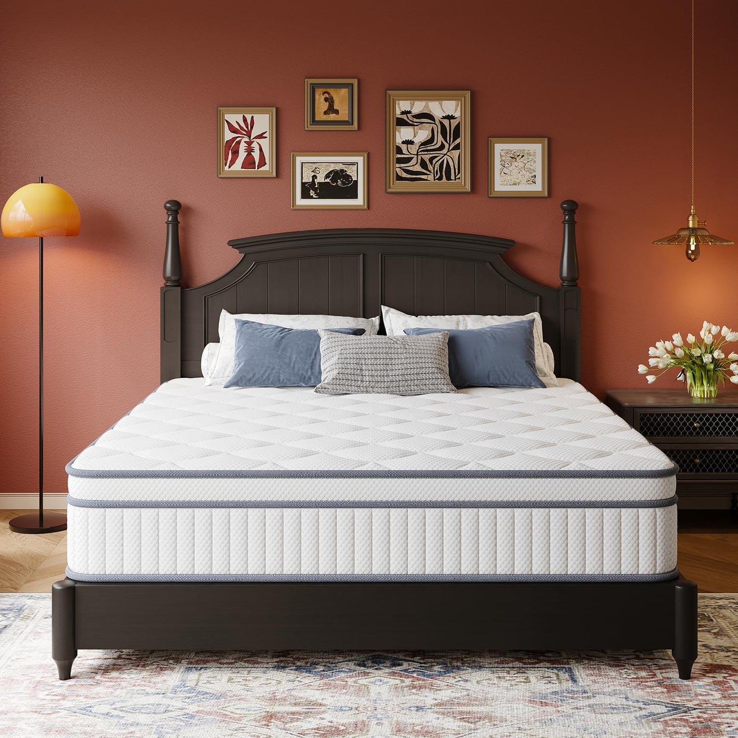 Queen Mattress with Gel Memory Foam for Superior Comfort