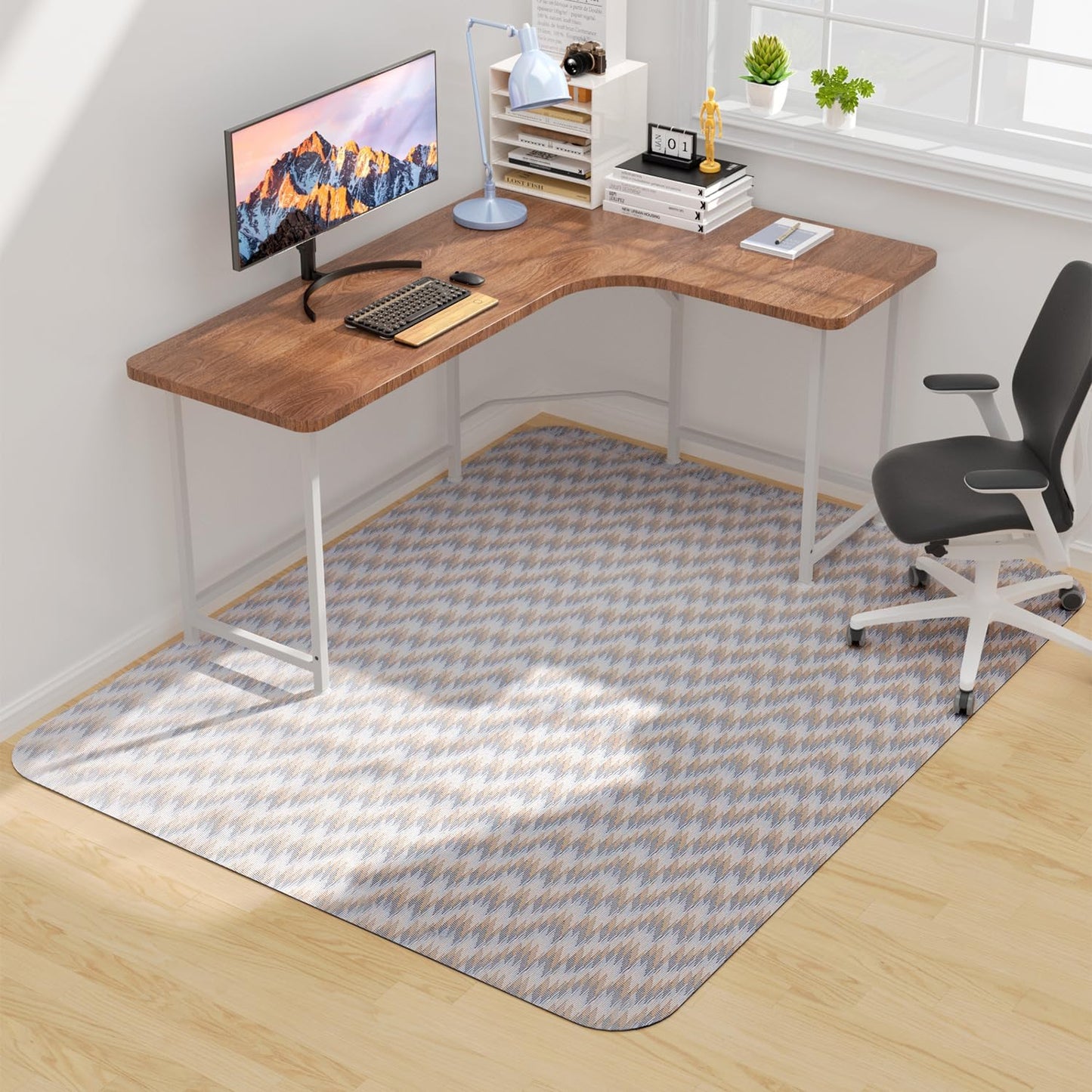 Anti-Slip Hard Floor Protector 50x63 by Blvornl