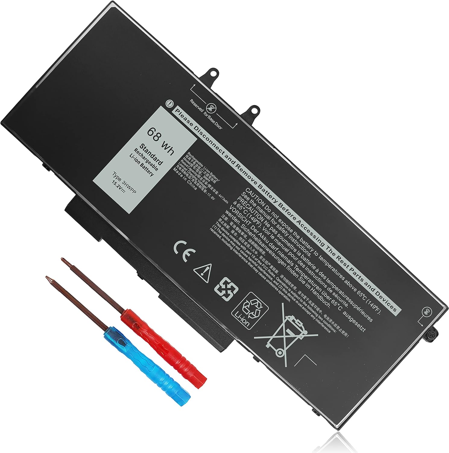 68Wh 3HWPP Battery Replacement for Dell Inspiron 7706 2-in-1