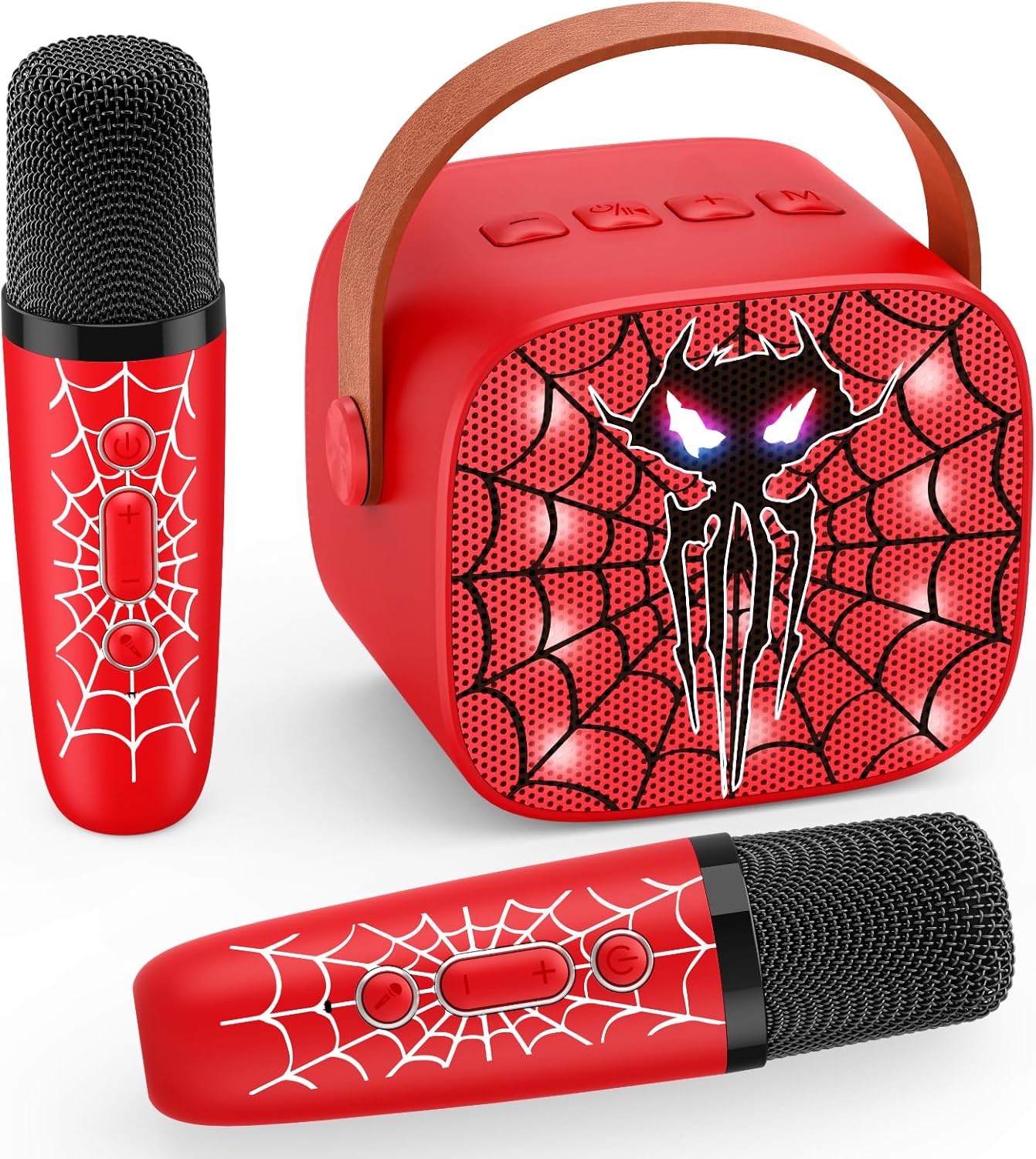 Karaoke Fun: Mini Bluetooth Speaker + 2 Mics for Kids 3-12