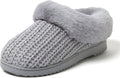 Dearfoams Hannah Chenille Knit Clog Slippers - Cloud-Like (Style ZC33)