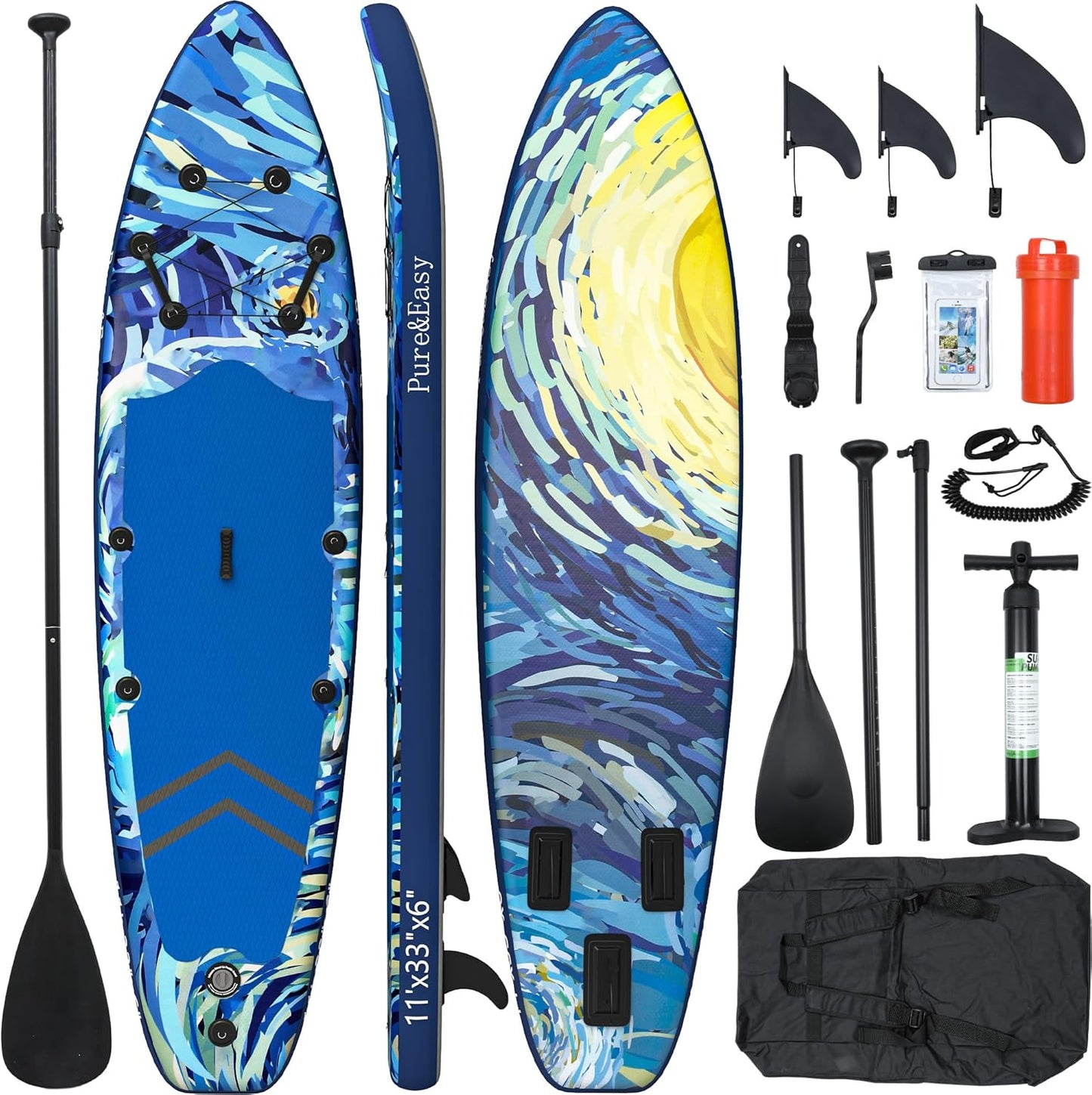 YITAHOME 11 FT Inflatable Stand Up Paddle Board for All Skills