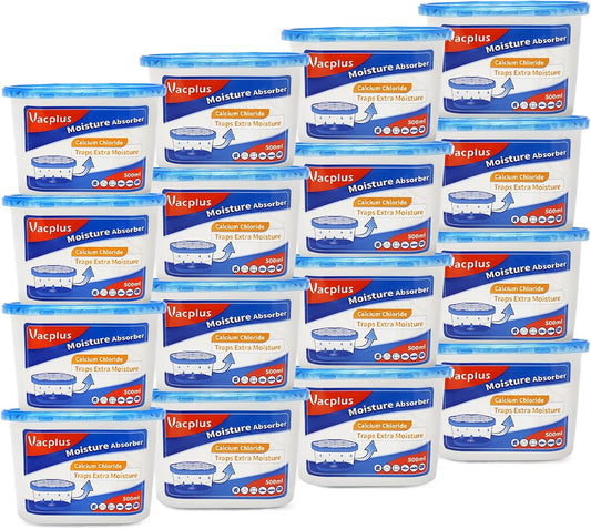 Vacplus Moisture Absorbers 16 Pack for Efficient Humidity Control