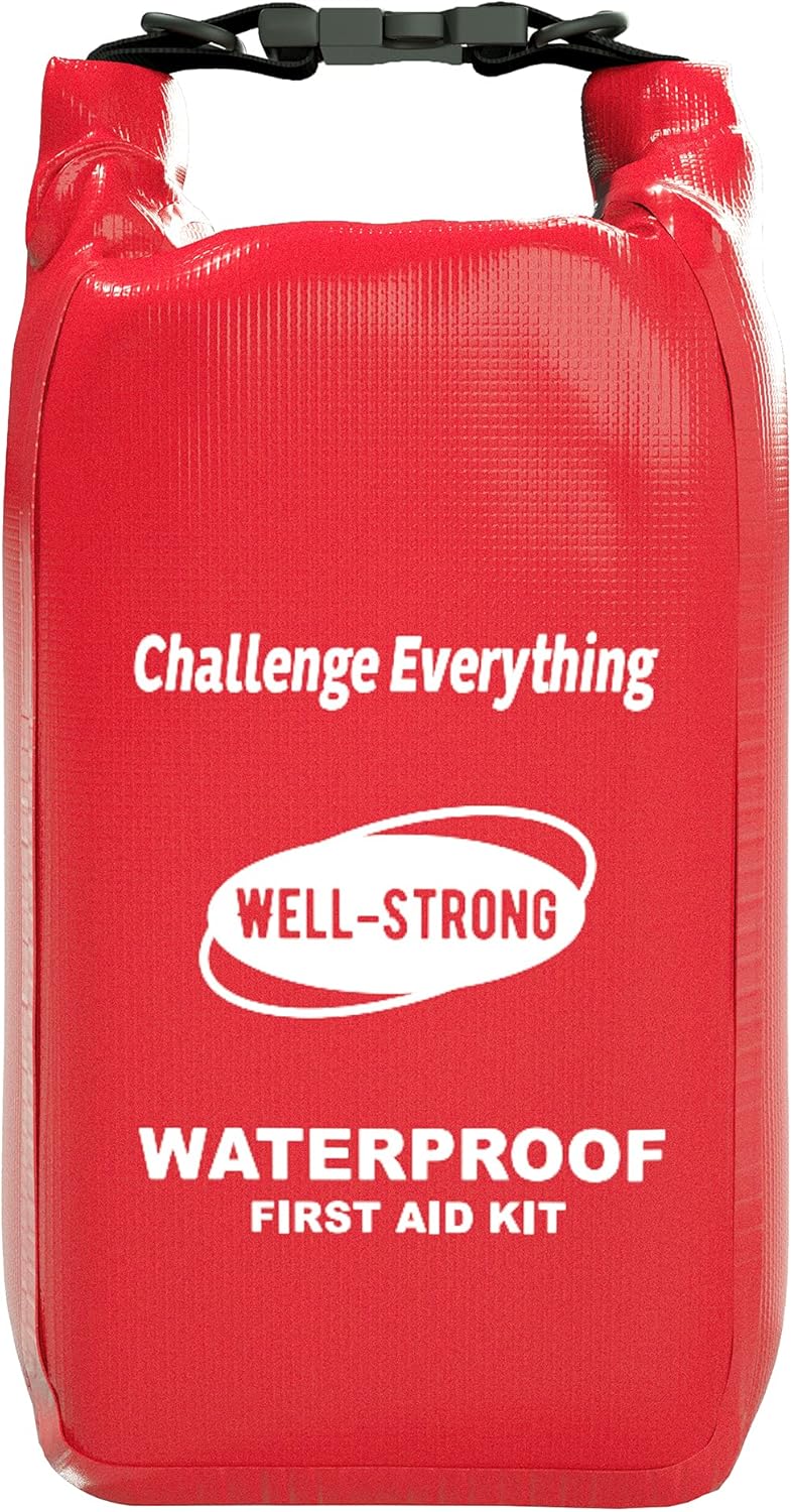 Waterproof First Aid Kit for Boating & Camping by WELL-STRONG