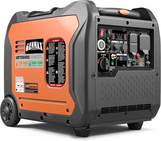 GENMAX Portable Generator 7250W Super Quiet Dual Fuel Power