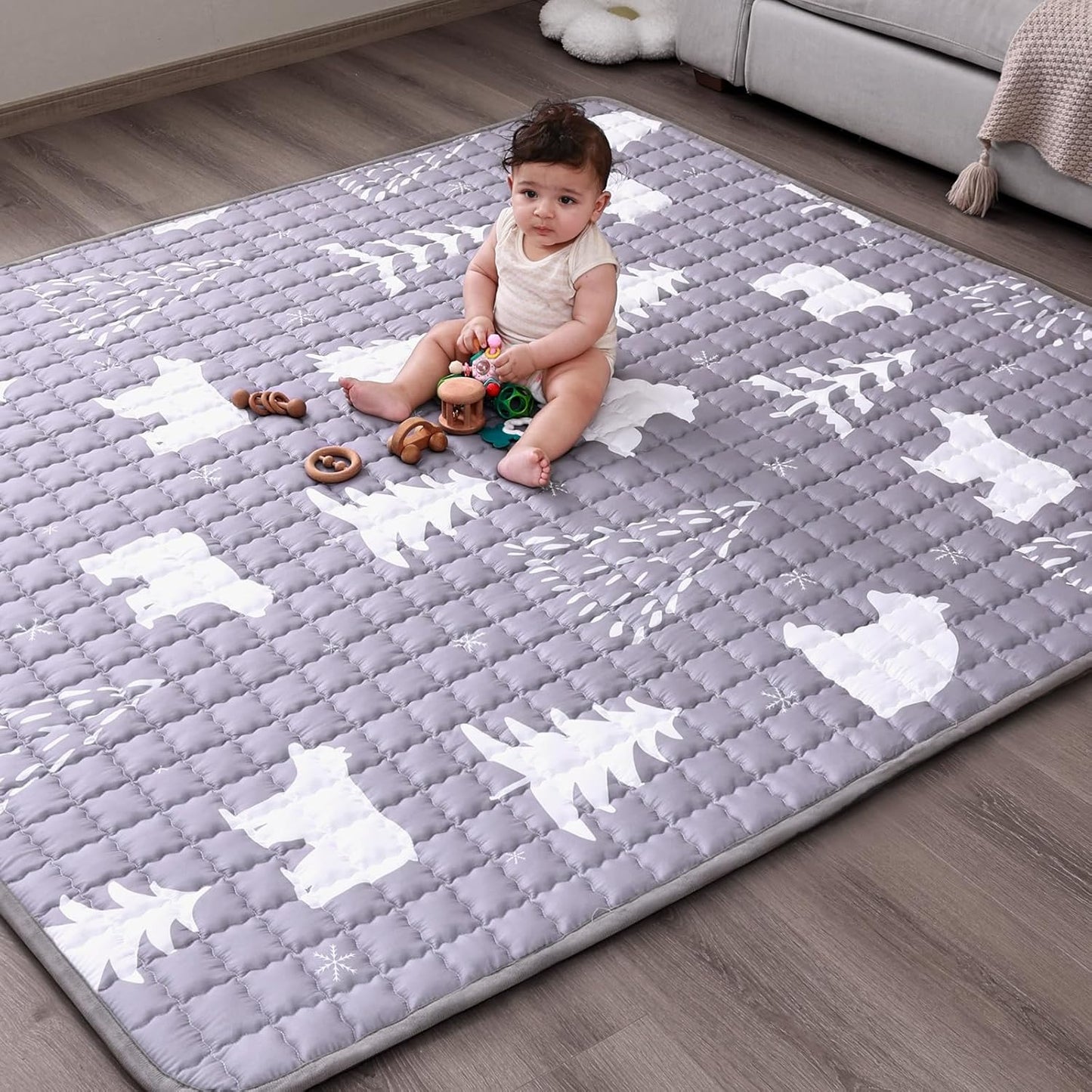 WONDAY Thick Baby Floor Playmat for Safe Playtime Adventures
