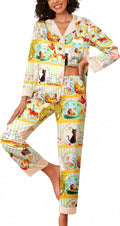 Ekouaer Women's Long Sleeve Satin Pajamas for Luxurious Sleepwear