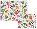 Tempered Glass Cutting Boards Set of 2 - Deck the Halls