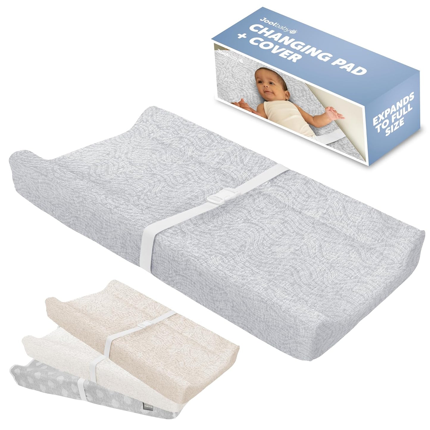 Jool Baby Soft Changing Pad with Washable Cover for Comfort
