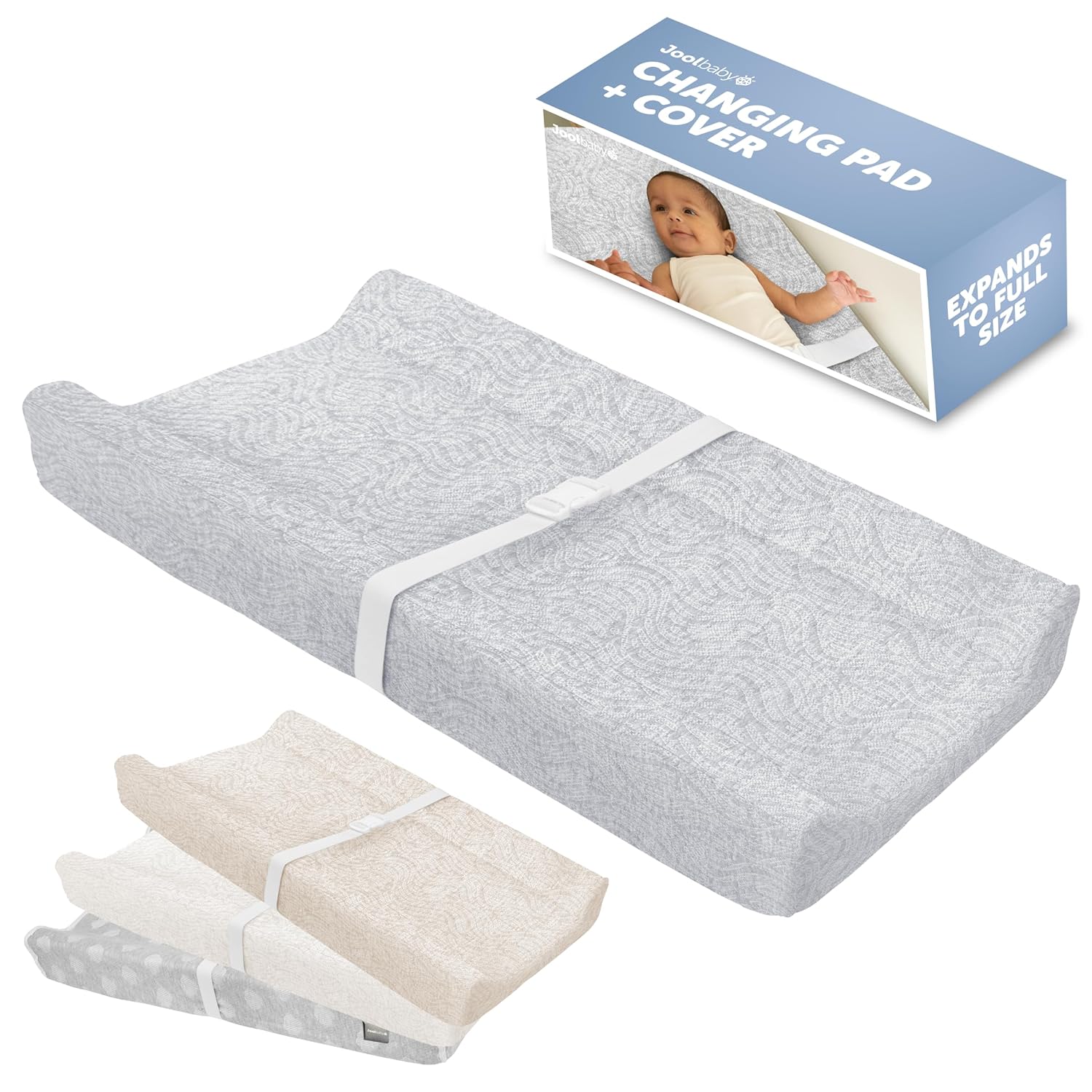 Jool Baby Soft Changing Pad with Washable Cover for Comfort