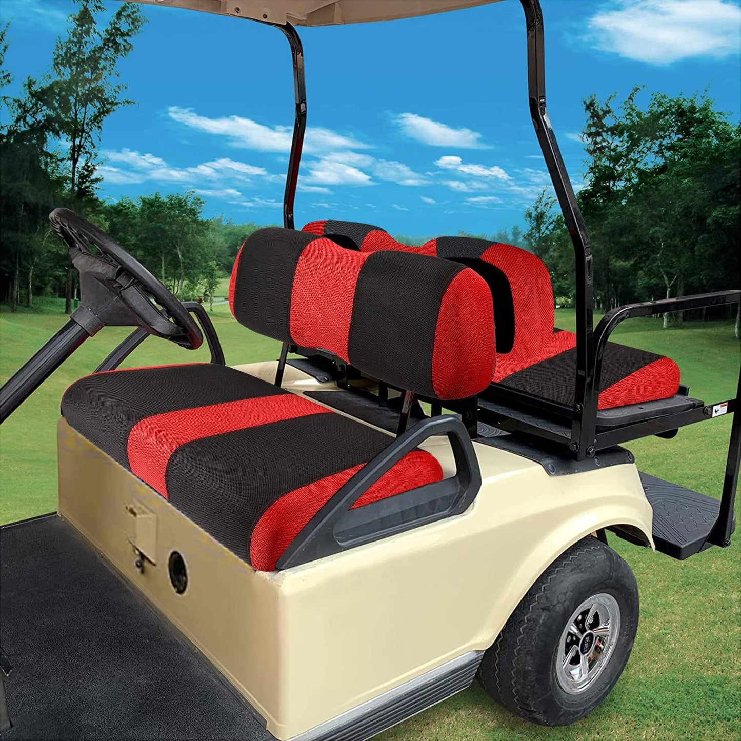 Golf Cart Seat Covers for Club Car DS - Breathable & Washable